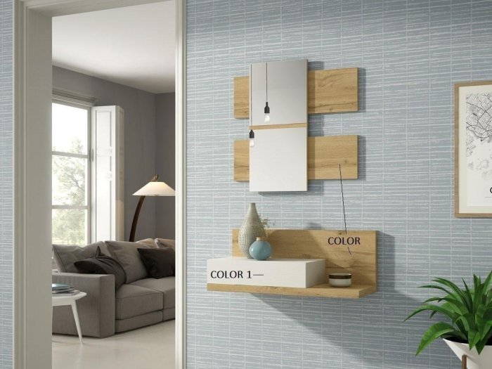 Consola con espejo Abeto