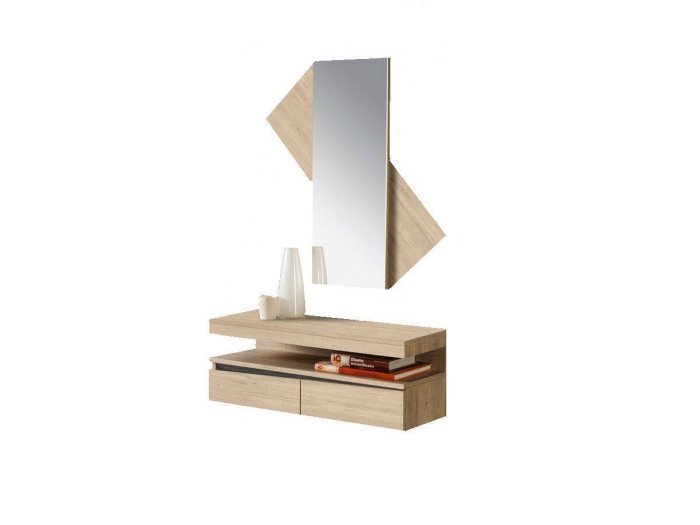 Consola flotante con espejo Walter