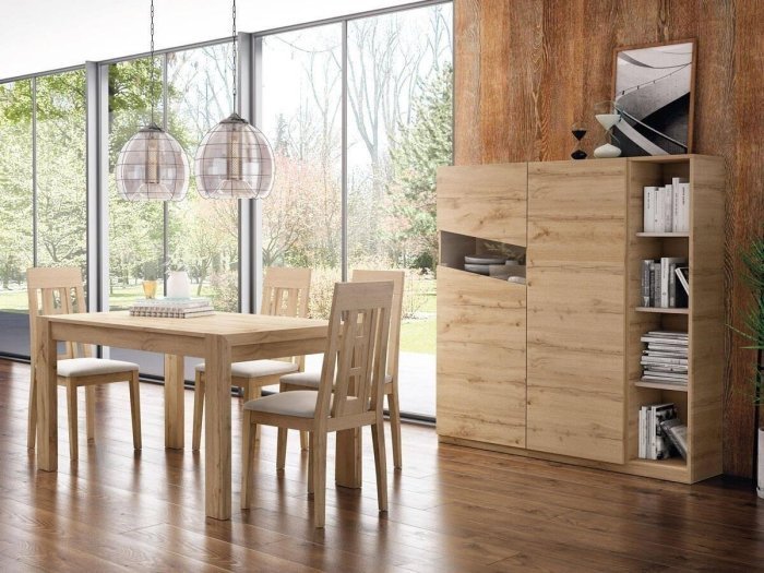 Conjunto mesa y sillas Ampostol