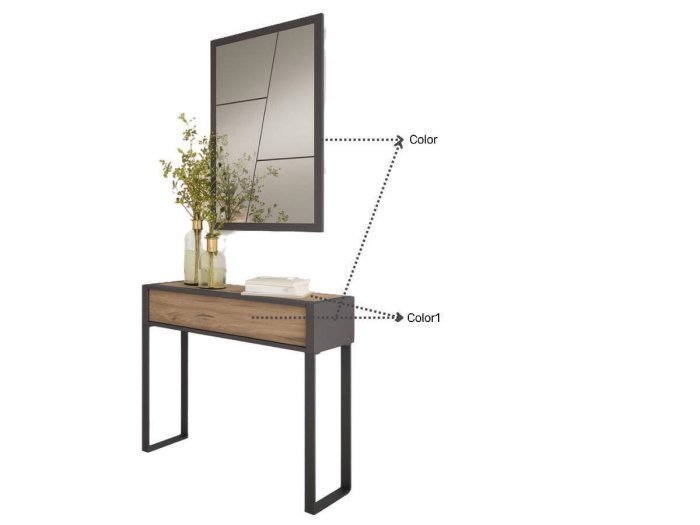 Consola recibidor con espejo modelo...