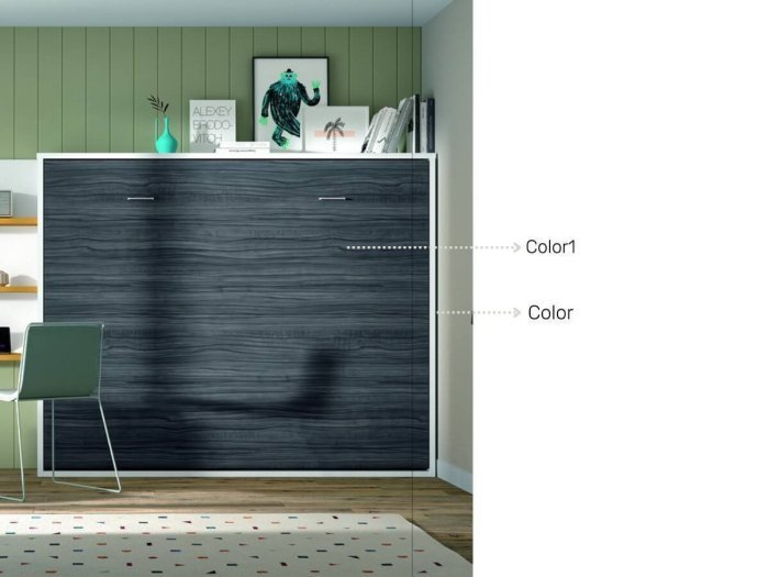 Cama abatible horizontal de...