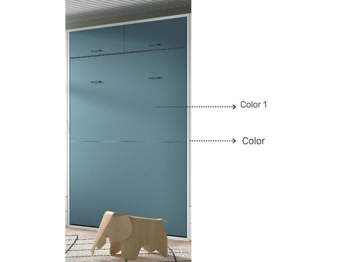 Cama abatible vertical de matrimonio... Cama abatible vertical de matrimonio...