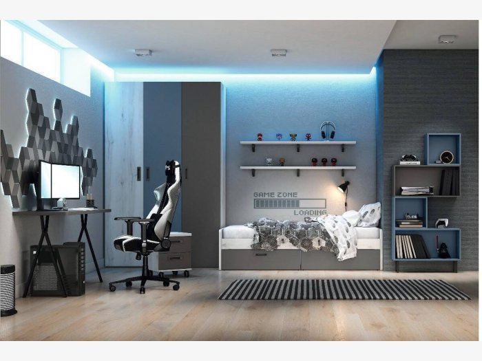 Escritorio juvenil con patas...