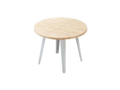 Mesa comedor redonda extensible modelo WALTER