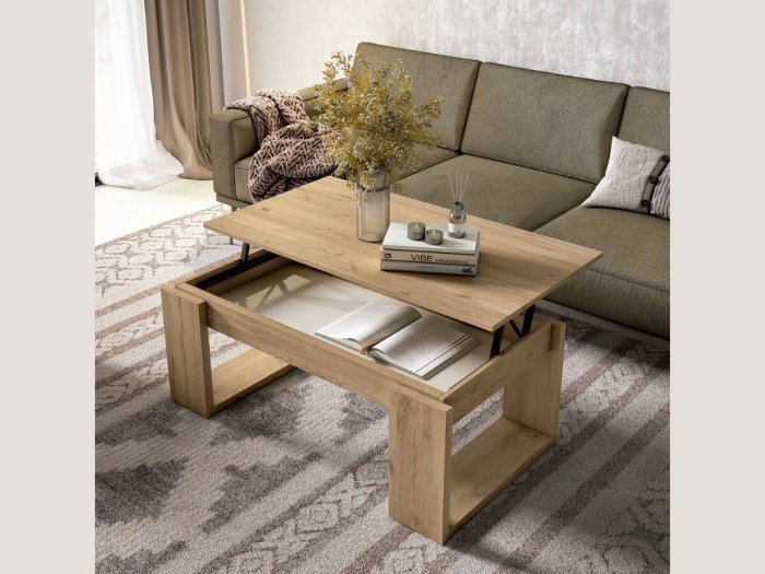 Mesa de centro elevable modelo HISPANIA