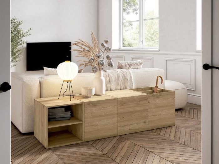 Mesita auxiliar cubo modelo HARMONY