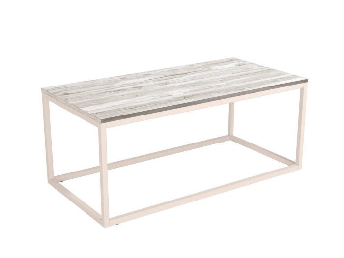 Mesa de centro fija rectangular...