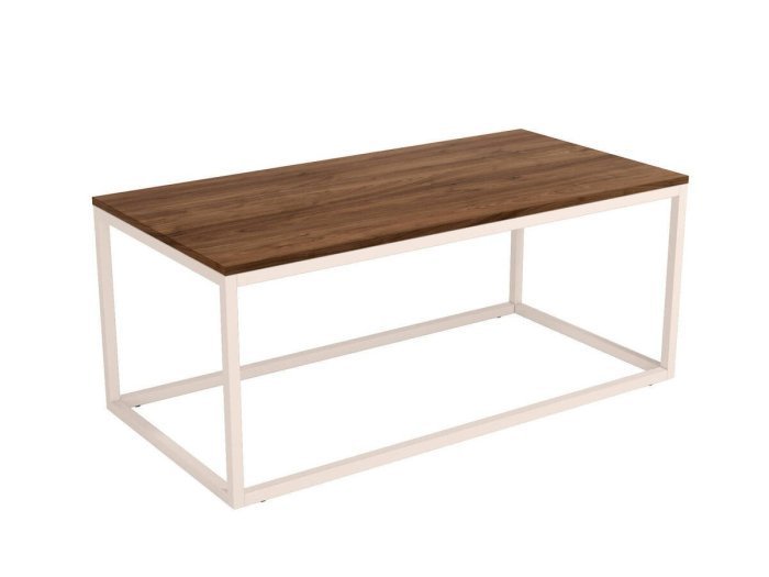 Mesa de centro fija rectangular...