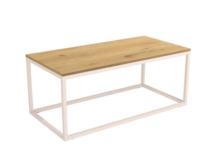 Mesa de centro fija rectangular...