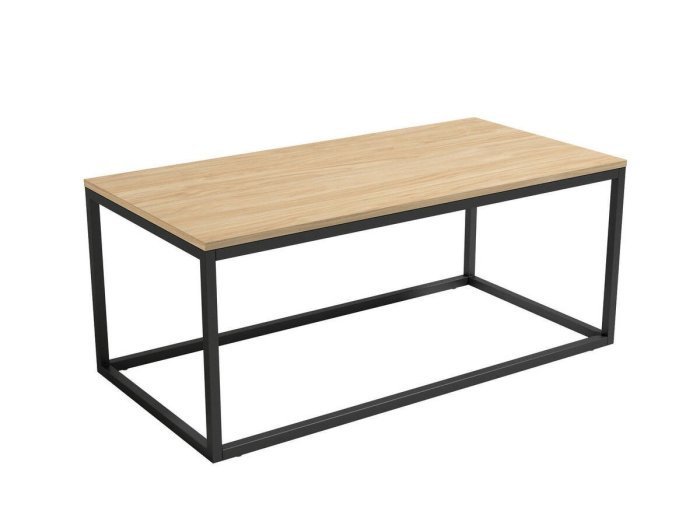 Mesa de centro fija rectangular...