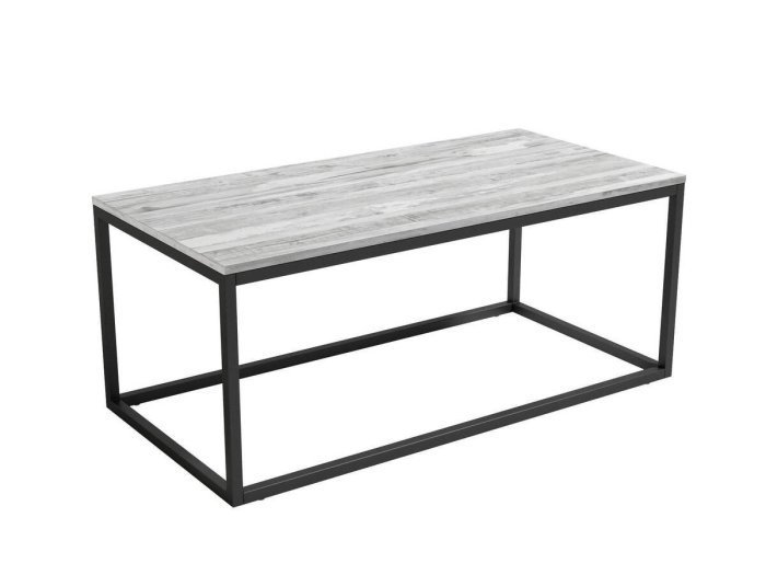 Mesa de centro fija rectangular...