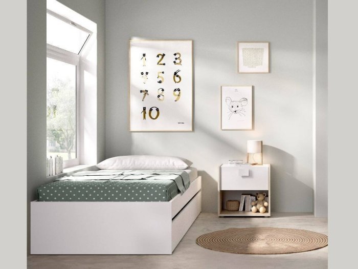 Cama nido con dos cajones modelo MENTA Cama nido con dos cajones modelo MENTA