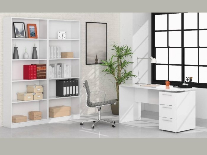Estanteria clásica modelo FOSA blanca Estanteria clásica modelo FOSA blanca