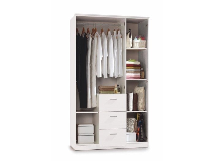 Armario de dormitorio  de 3 puertas Bas