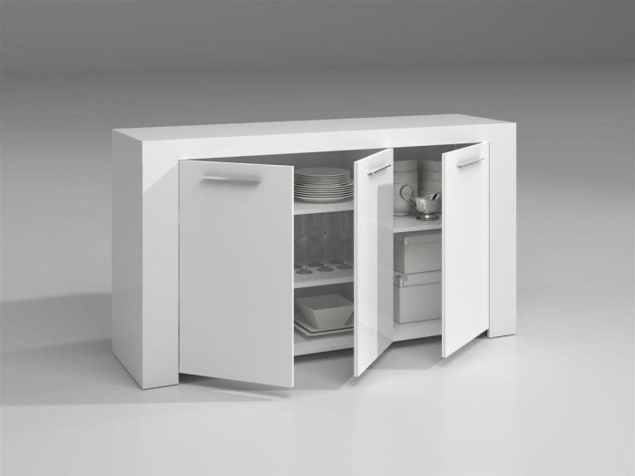 Mueble aparador de comedor Etnia  blanco