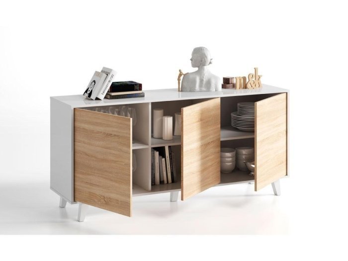 Buffet Kopa blanco y roble