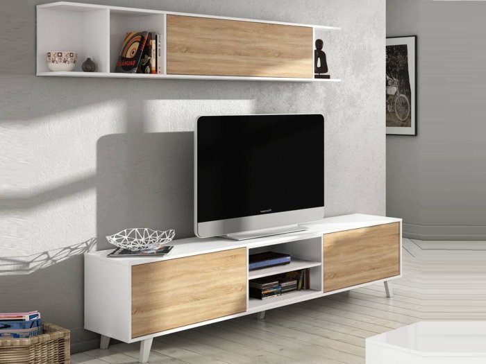 Mueble de Tv Kopa con vitrina