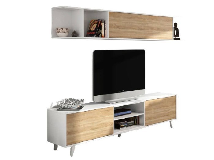 Mueble de Tv Kopa con vitrina 2