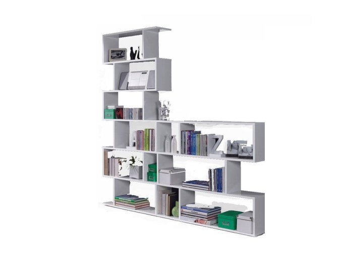 Estantería doble Loft blanca