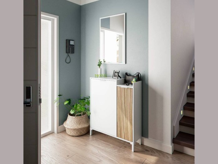 Recibidor 2 puertas y espejo modelo...