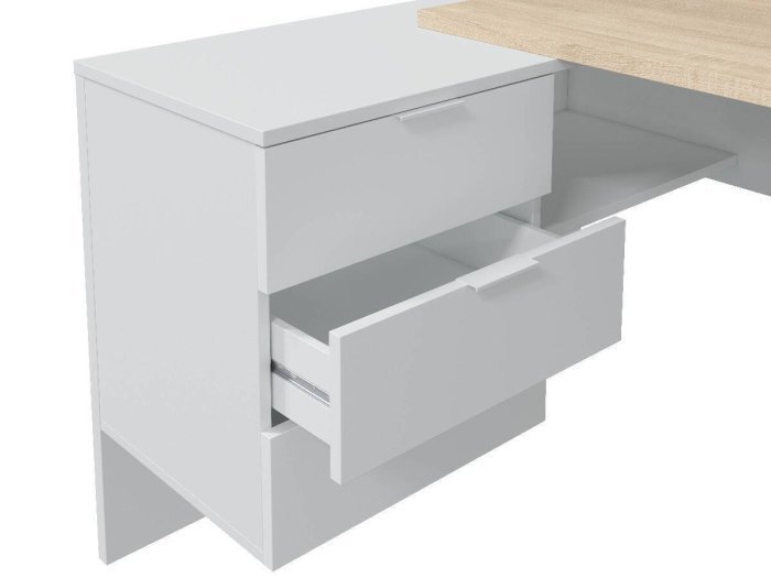 Escritorio en L con cajonera modelo...
