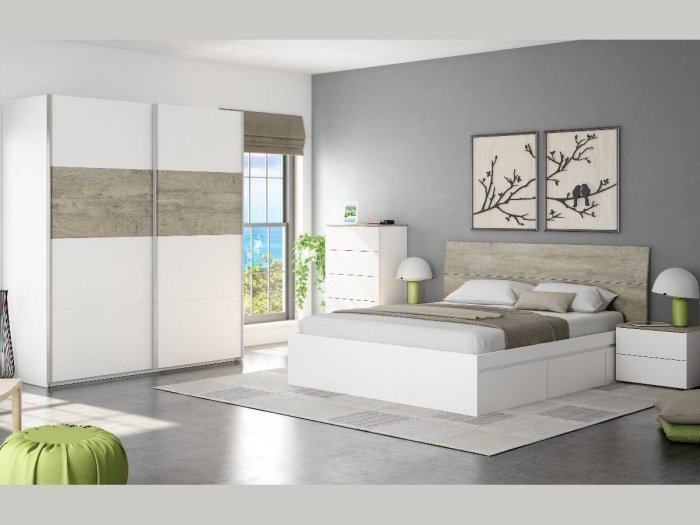 Conjunto Cabecero y mesitas modelo...