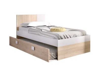 Cama individual con arrastre modelo MENTA