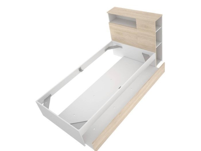 Cama con cabecero y arrastre modelo...