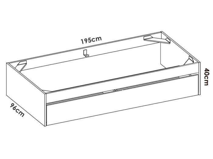 Cama nido con arrastre modelo MENTA