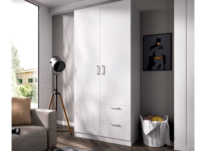 Armario dos puertas y dos cajones...