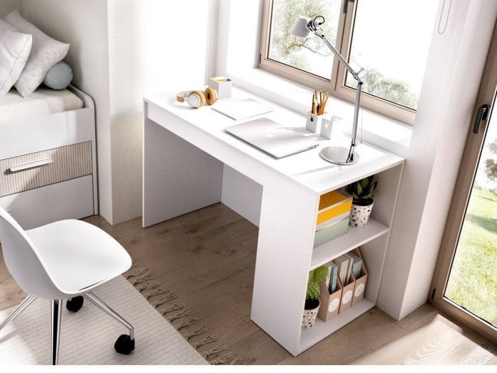 Escritorio juvenil con cajón y...