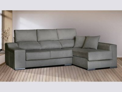 Sofá chaisselongue con arcón modelo SISMAR