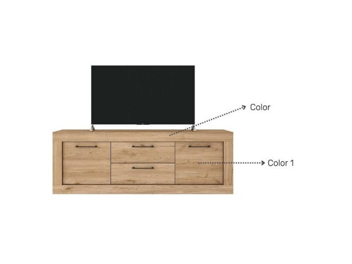 Mueble para Tv modelo DAKOTA 154 cm