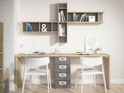 Escritorio doble juvenil modelo VELVET Star