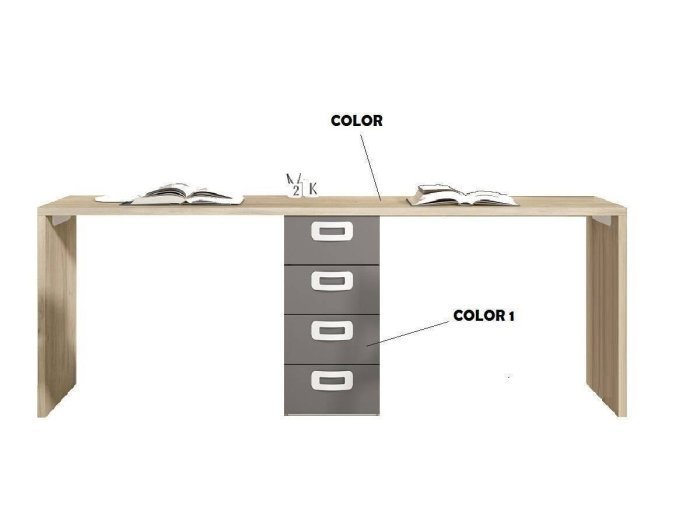 Escritorio doble juvenil modelo...