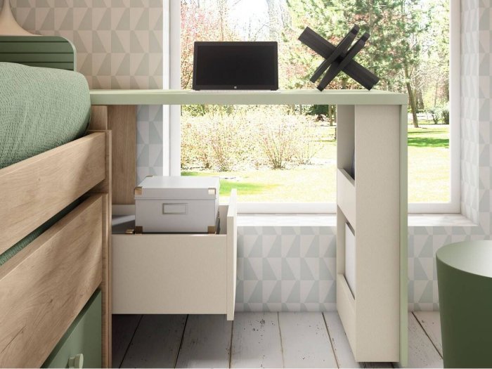 Arcón con escritorio extraíble modelo...