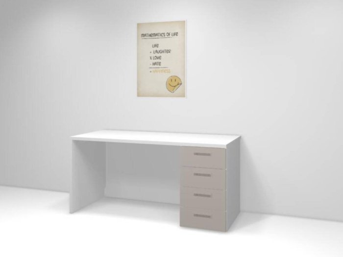 Escritorio con cajonera a medida...