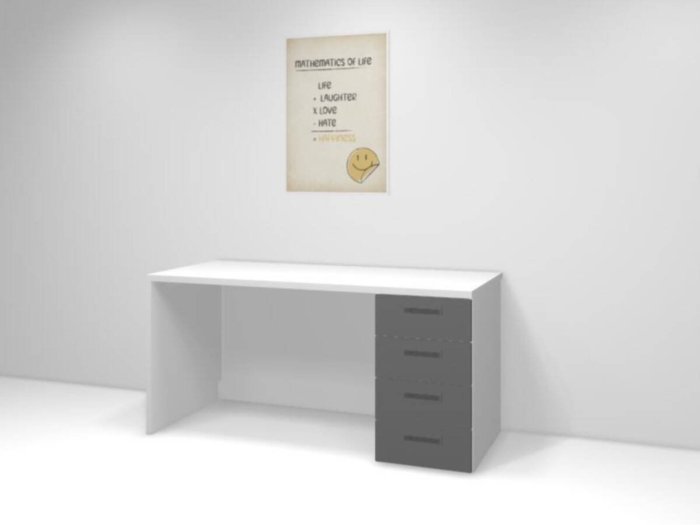 Escritorio con cajonera a medida...