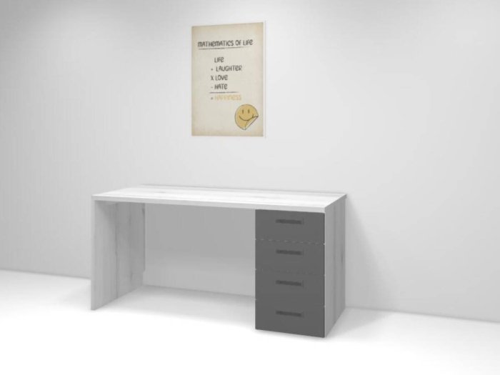 Escritorio con cajonera a medida...