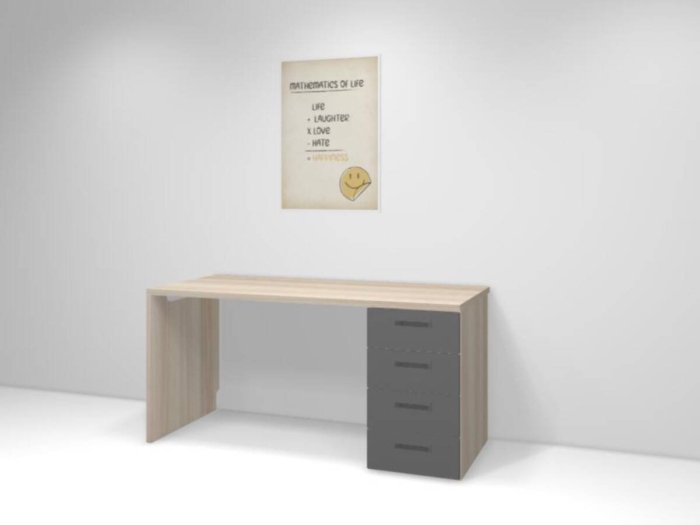 Escritorio con cajonera a medida...