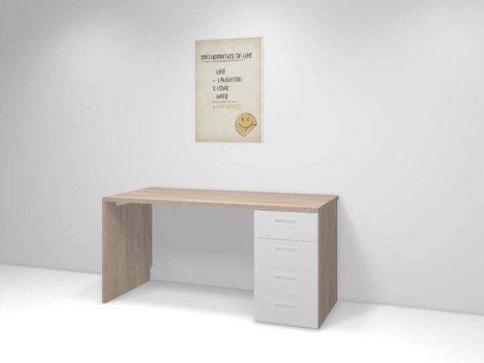 Escritorio con cajonera a medida...