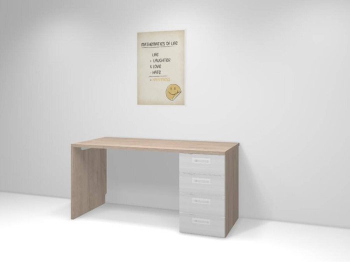 Escritorio con cajonera a medida...