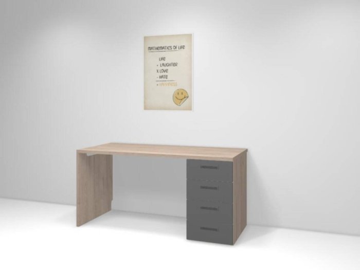 Escritorio con cajonera a medida...