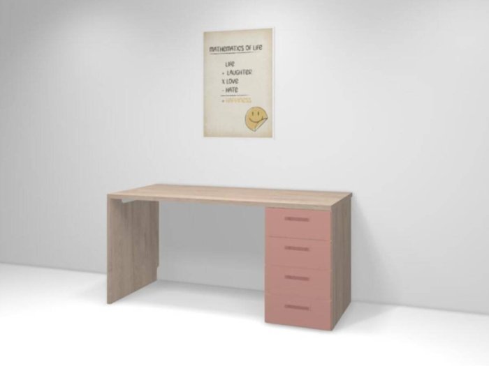 Escritorio con cajonera a medida...