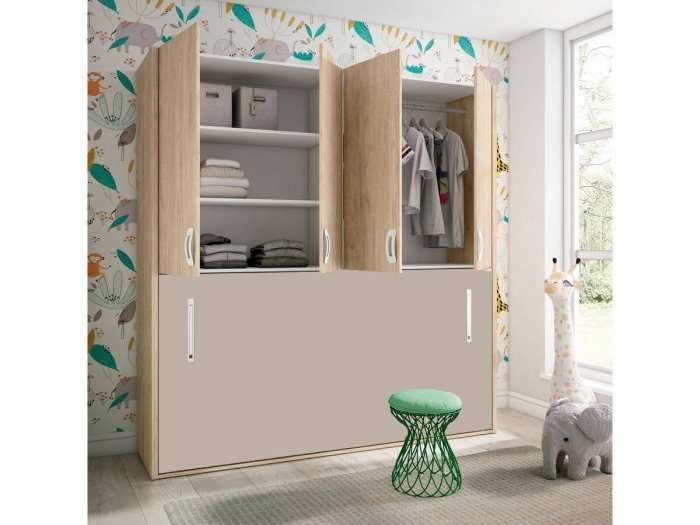 Cama abatible Susan con armarios