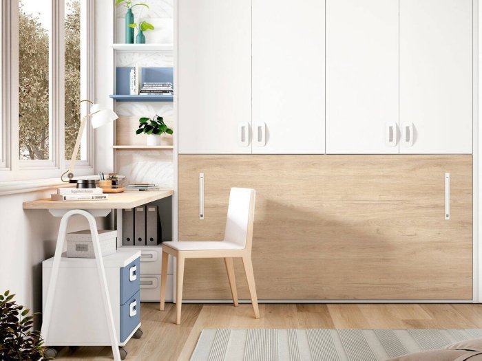 Cama abatible Susan con armarios