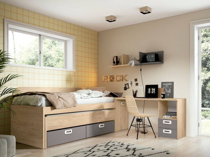 Compacto 2 cajones Vento Star