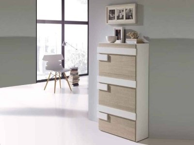 Zapatero 3 puertas Franjas