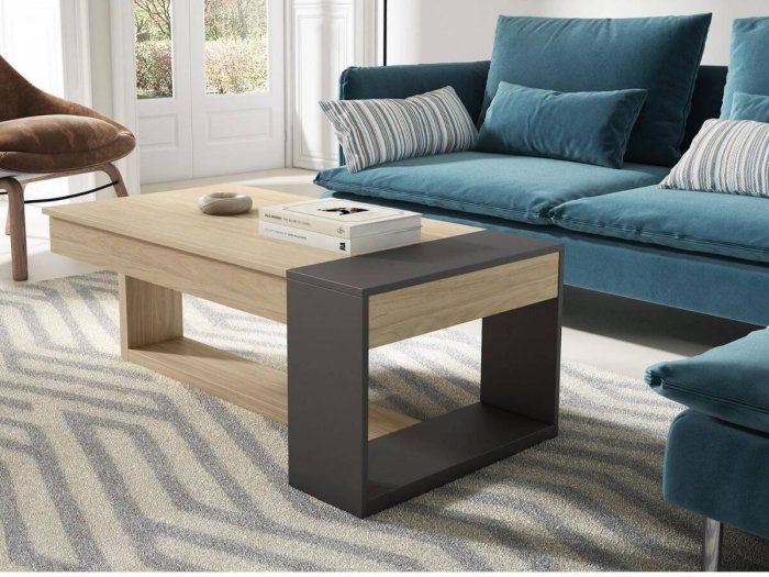 Mesa de centro elevable...