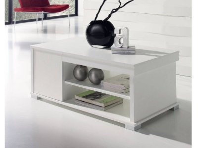 Mesa centro elevable Botellero